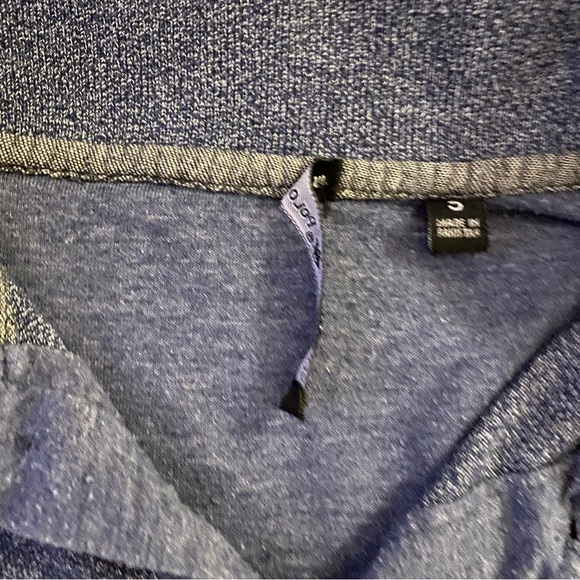 Beverly Hills Polo Club Polo Tee Shirt Mens Small Navy Blue Grey Logo - Picture 6 of 7